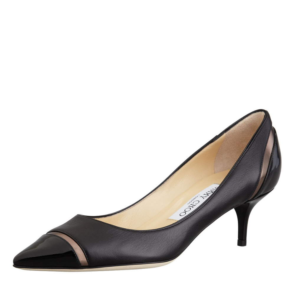 Jimmy Choo Black and Brown Heels